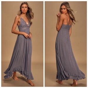 Free People Slate Gray Dress